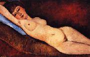 Amedeo Modigliani Reclining Nude on a Blue Cushion china oil painting reproduction